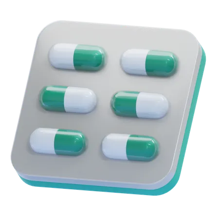 Tableta de pastillas  3D Icon