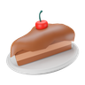 3d pastry cake logo