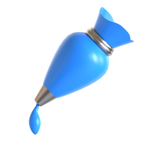 絞り袋  3D Icon