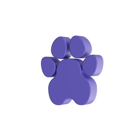 Pata de perro  3D Icon
