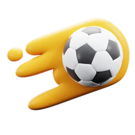 Patada de pelota  3D Icon