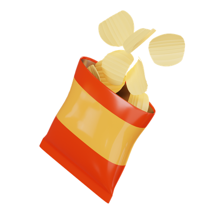 Patatas fritas  3D Icon