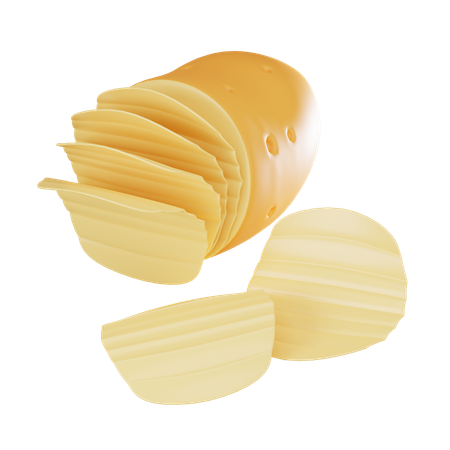 Patatas fritas  3D Icon