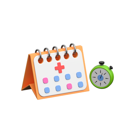 Patient Appointment Time  3D Icon