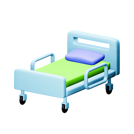 환자 침대  3D Icon