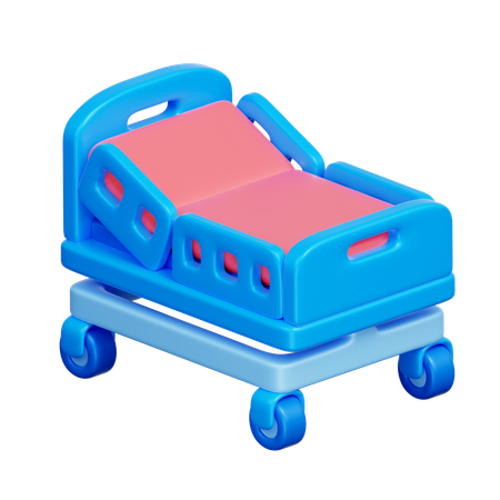 환자 침대  3D Icon