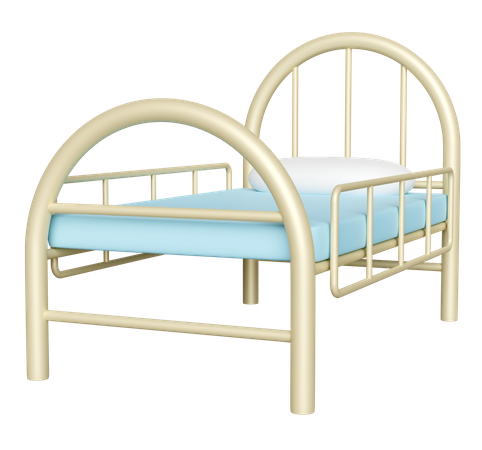 Patient Bed  3D Icon