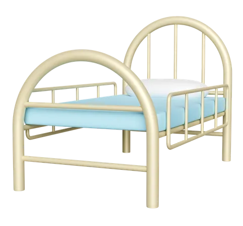 Patient Bed  3D Icon