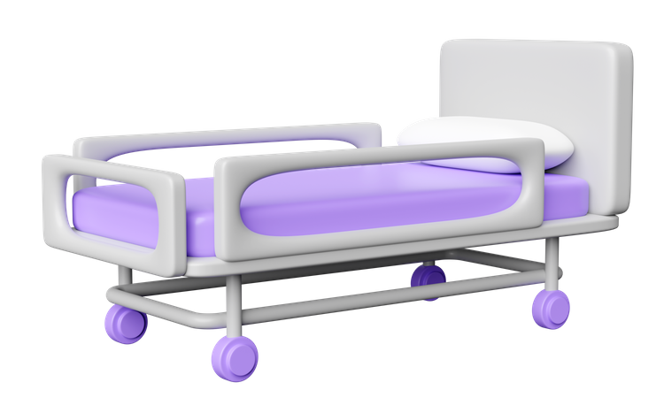 Patient Bed  3D Icon