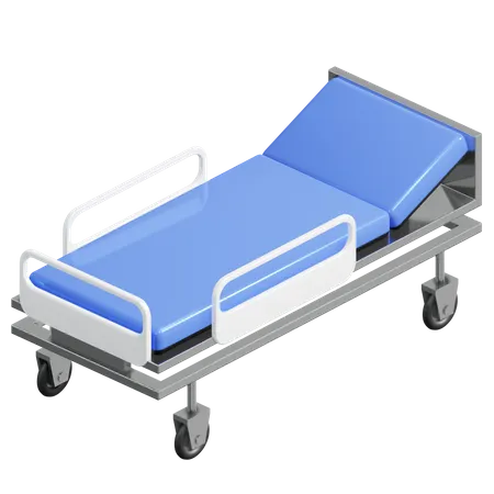 Patient Bed  3D Illustration