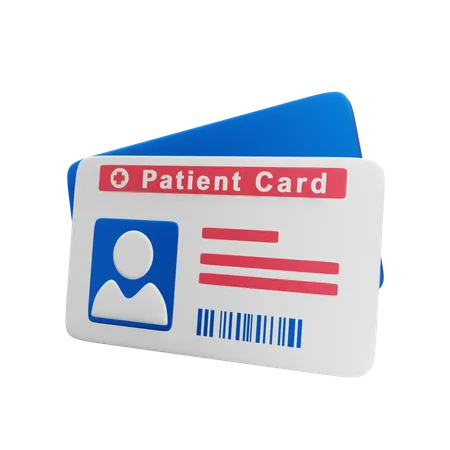 Patient Card  3D Icon