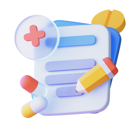 Patient Data  3D Icon