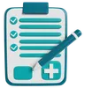 Patient Data Clipboard Icon