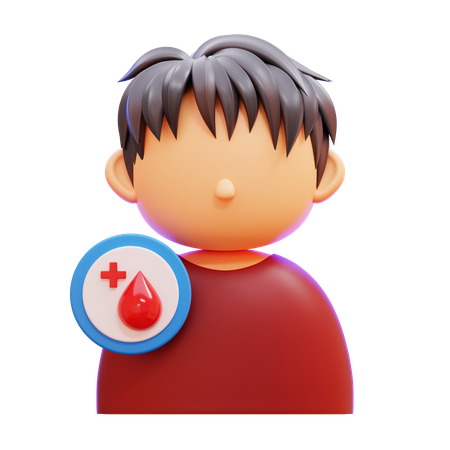Patient diabétique  3D Icon