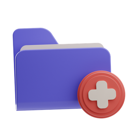 환자 폴더  3D Icon