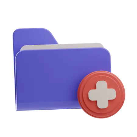 환자 폴더  3D Icon