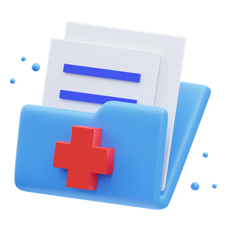 Patient Folder  3D Icon