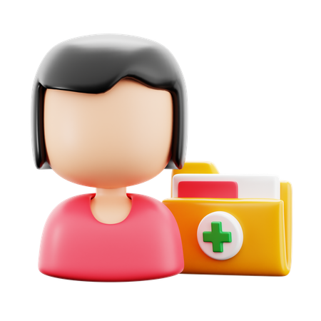Patient Medical History  3D Icon