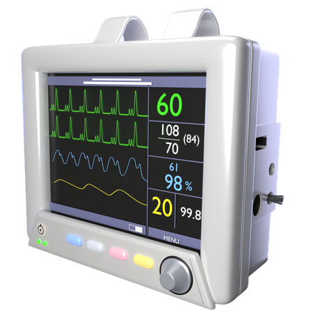 Patient Monitor  3D Icon