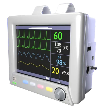 Patient Monitor  3D Icon