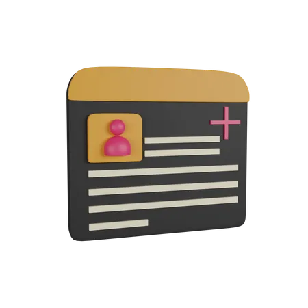Patient Portal  3D Icon