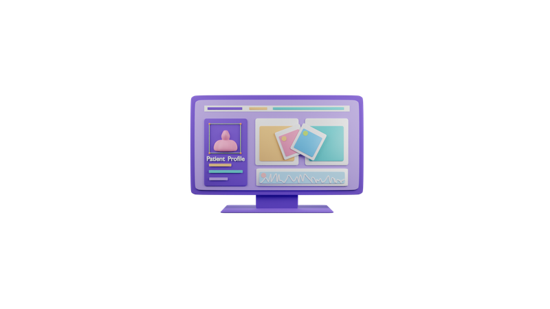 Patient Profile  3D Icon