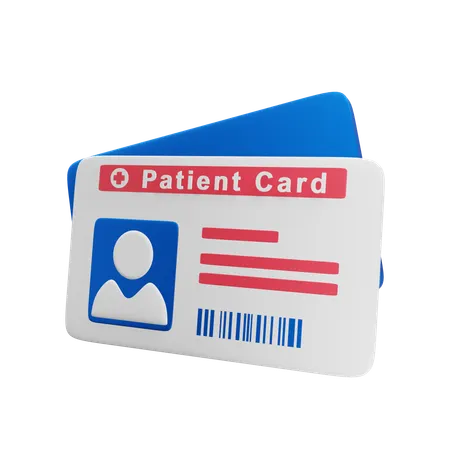 Patientenkarte  3D Icon