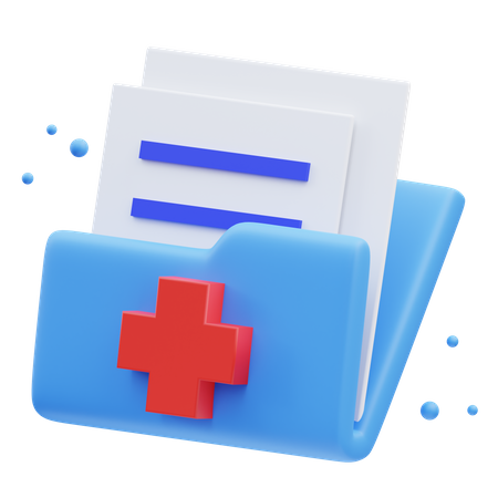 Patientenakte  3D Icon