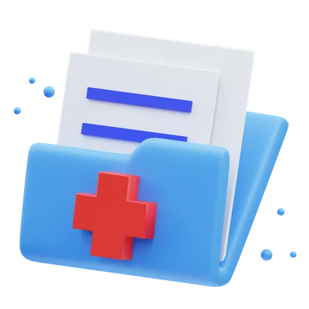 Patientenakte  3D Icon