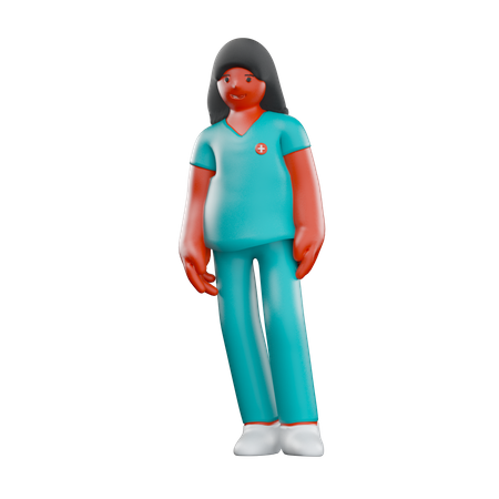 Patientin  3D Illustration