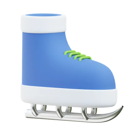 Patins de gelo  3D Icon