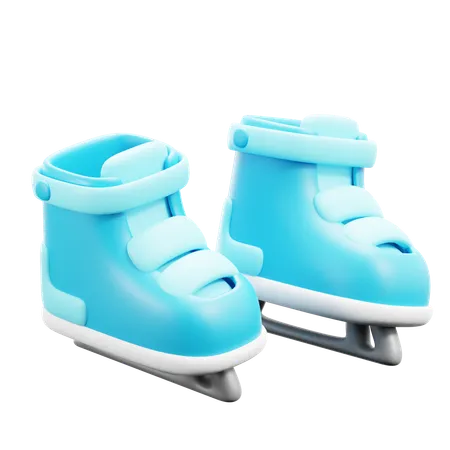 Patins de gelo  3D Icon