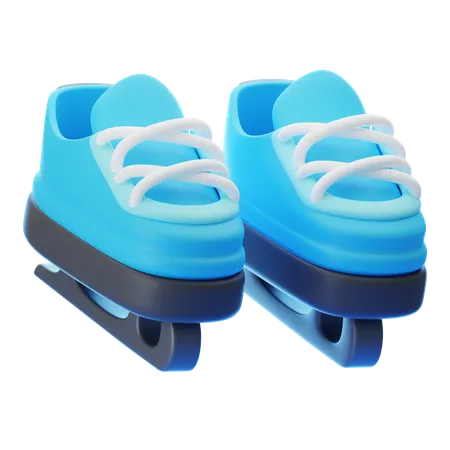 Patins de gelo  3D Icon