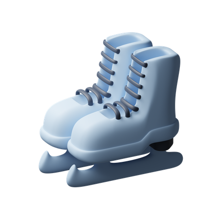 Patins de gelo  3D Icon