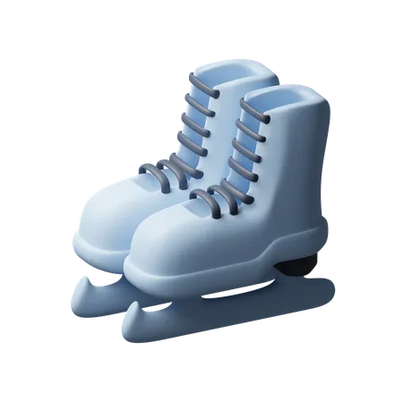 Patins de gelo  3D Icon