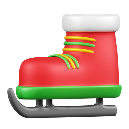 Patins de gelo  3D Illustration