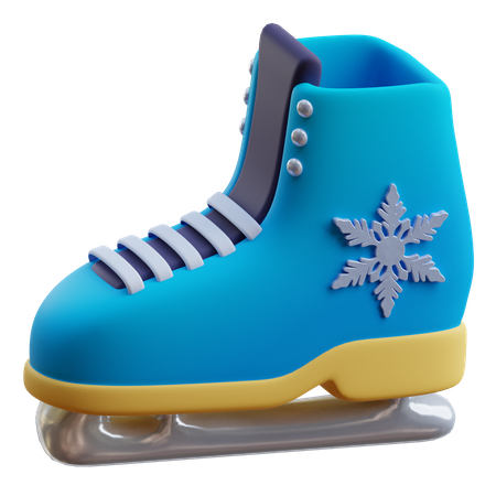 Patins de gelo  3D Icon