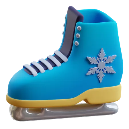 Patins de gelo  3D Icon