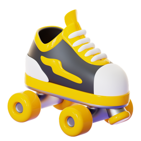 Patines  3D Icon