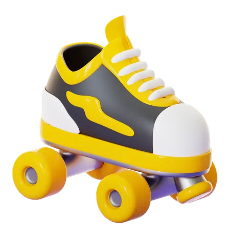 Patines  3D Icon