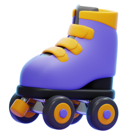 Patines  3D Icon