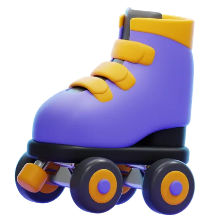 Patines  3D Icon