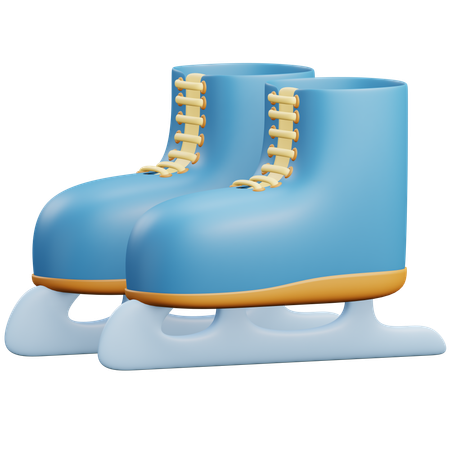 Patin à glace  3D Icon