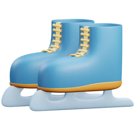 Patin à glace  3D Icon