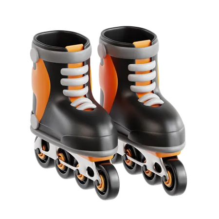 Andar de patins  3D Icon