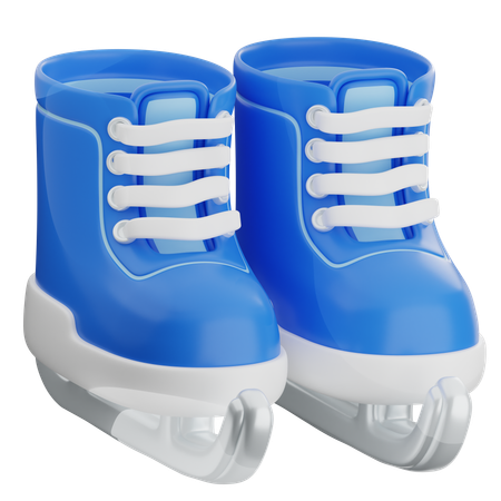 Patins de gelo  3D Icon