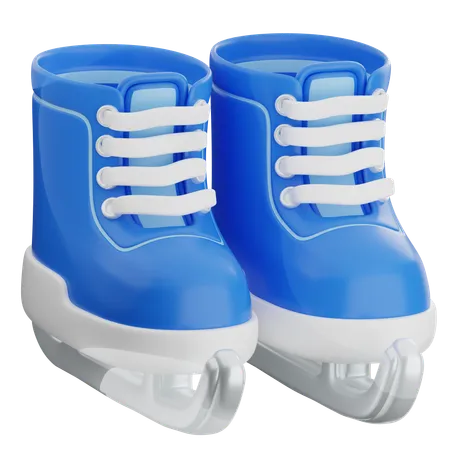 Patins de gelo  3D Icon