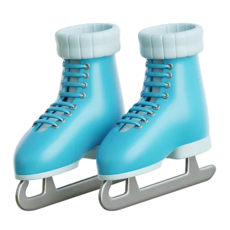 Patins de gelo  3D Icon