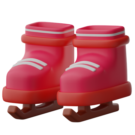 Patinage sur glace  3D Icon