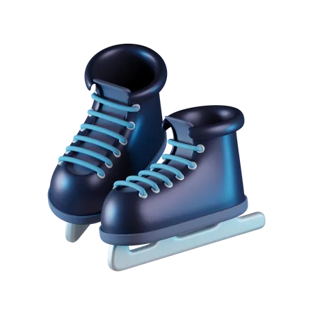 Patinage sur glace  3D Icon